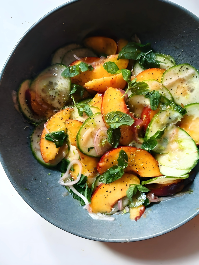 Gorgeous Peach Salad
